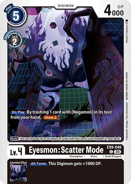 Eyesmon: Scatter Mode [EX9-048] [Versus Monsters] | Cracking-Singles