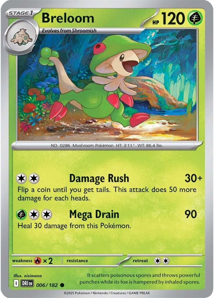 Breloom (006/182) [Scarlet & Violet: Destined Rivals] | Cracking-Singles