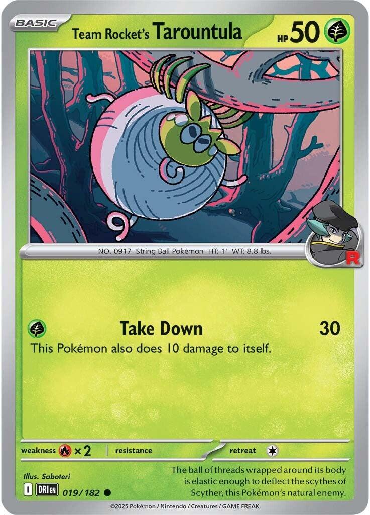 Team Rocket's Tarountula (019/182) [Scarlet & Violet: Destined Rivals] | Cracking-Singles