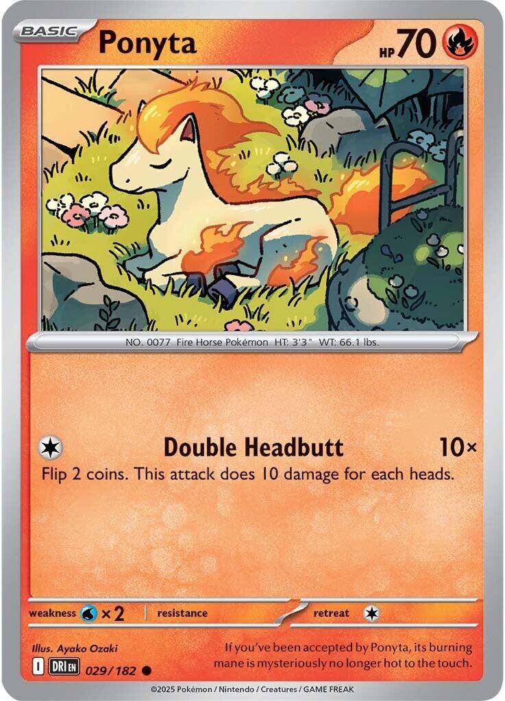Ponyta (029/182) [Scarlet & Violet: Destined Rivals] | Cracking-Singles