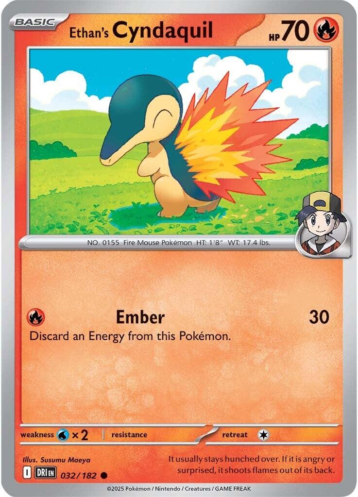 Ethan's Cyndaquil (032/182) [Scarlet & Violet: Destined Rivals] | Cracking-Singles