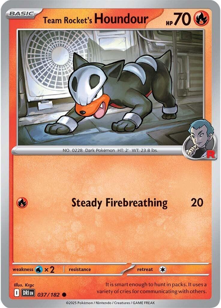 Team Rocket's Houndour (037/182) [Scarlet & Violet: Destined Rivals] | Cracking-Singles