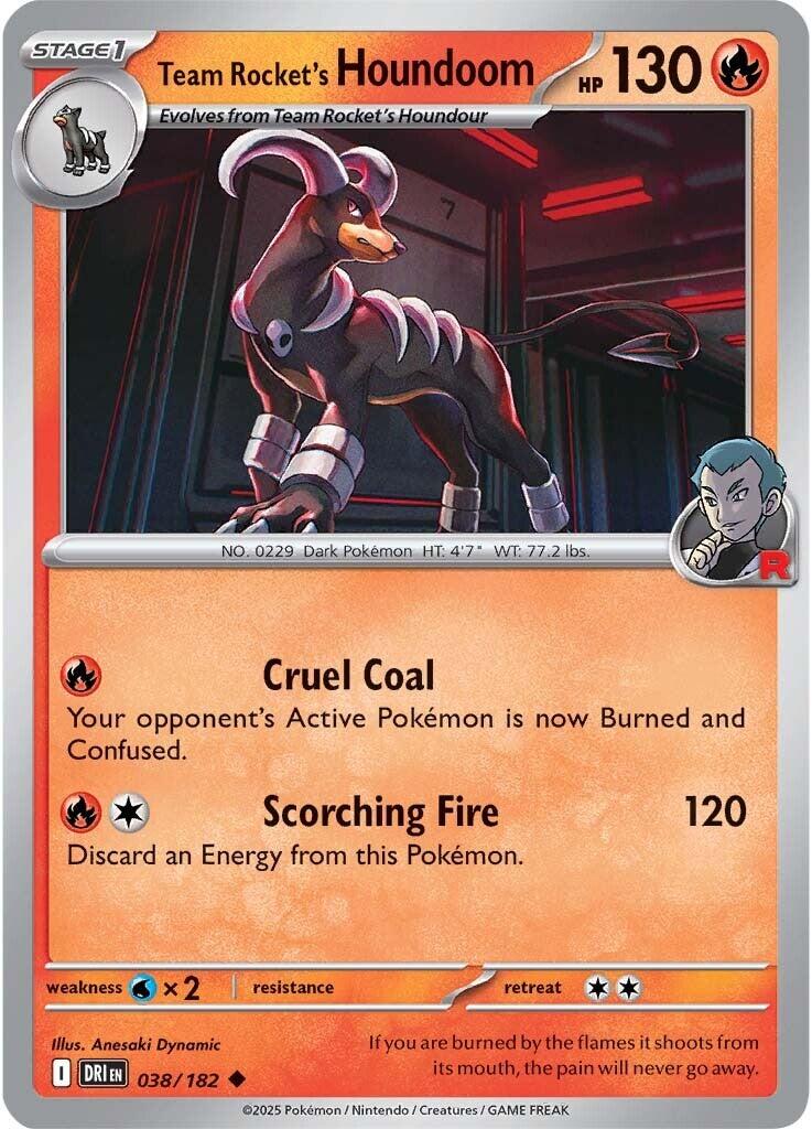 Team Rocket's Houndoom (038/182) [Scarlet & Violet: Destined Rivals] | Cracking-Singles
