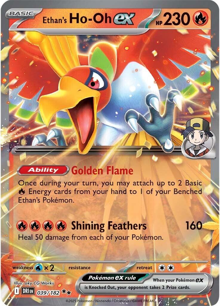 Ethan's Ho-Oh ex (039/182) [Scarlet & Violet: Destined Rivals] | Cracking-Singles