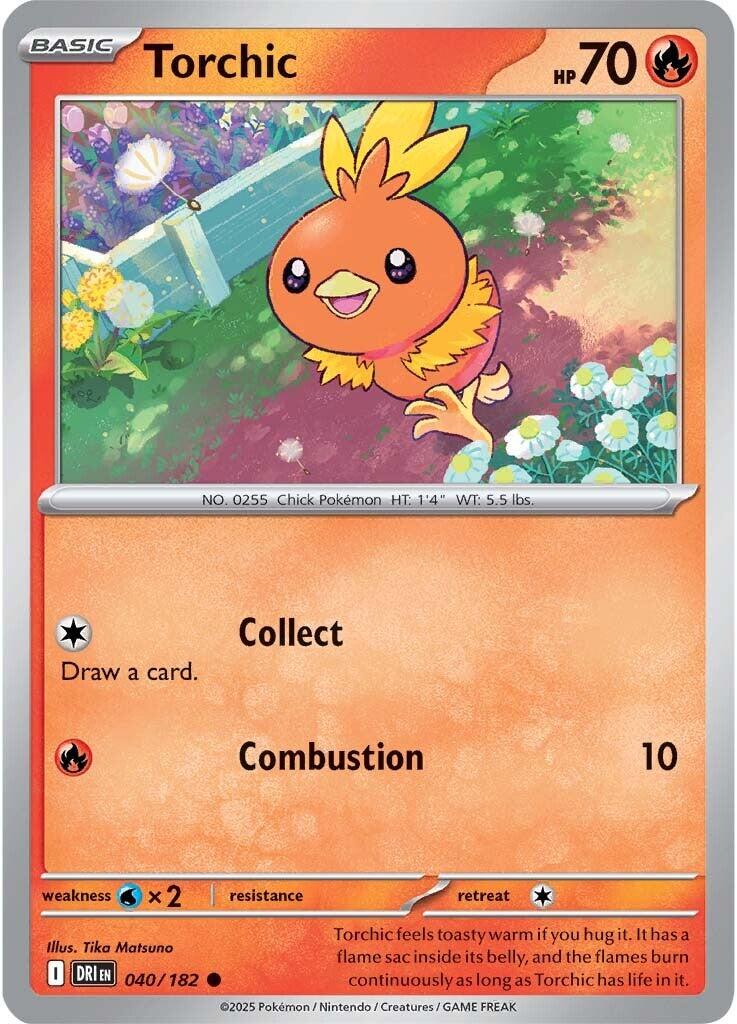 Torchic (040/182) [Scarlet & Violet: Destined Rivals] | Cracking-Singles