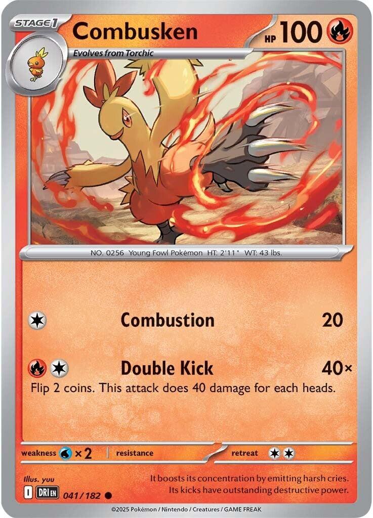 Combusken (041/182) [Scarlet & Violet: Destined Rivals] | Cracking-Singles
