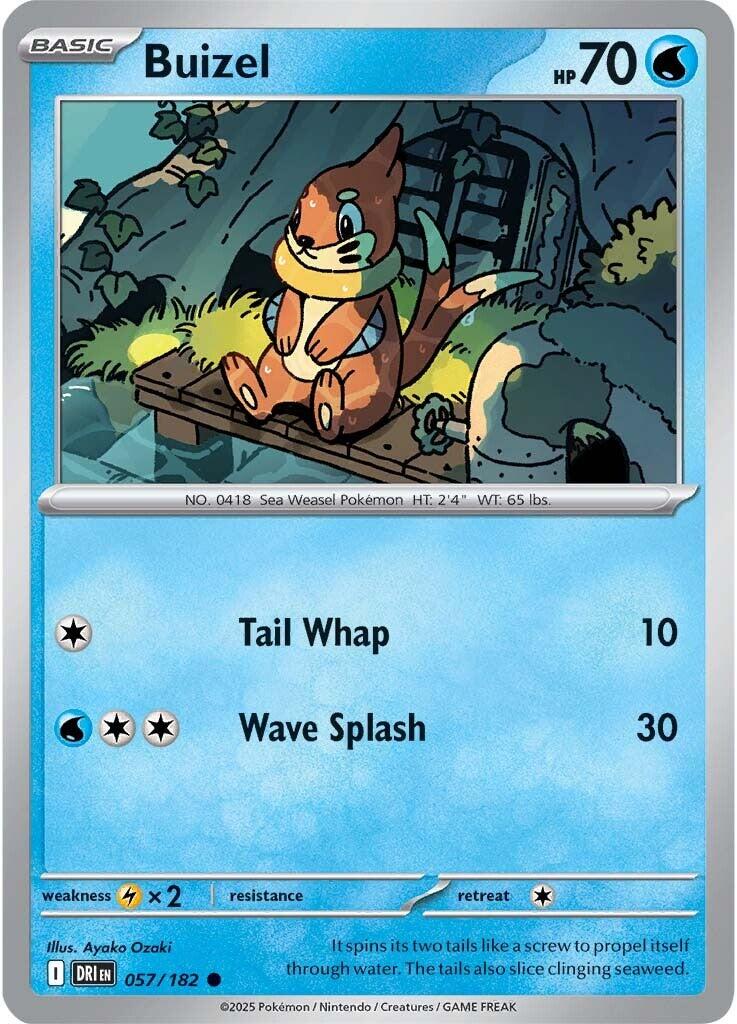 Buizel (057/182) [Scarlet & Violet: Destined Rivals] | Cracking-Singles