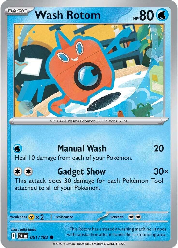 Wash Rotom (061/182) [Scarlet & Violet: Destined Rivals] | Cracking-Singles