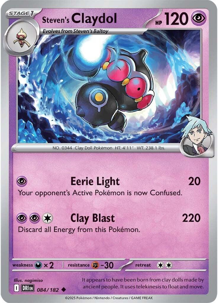 Steven's Claydol (084/182) [Scarlet & Violet: Destined Rivals] | Cracking-Singles