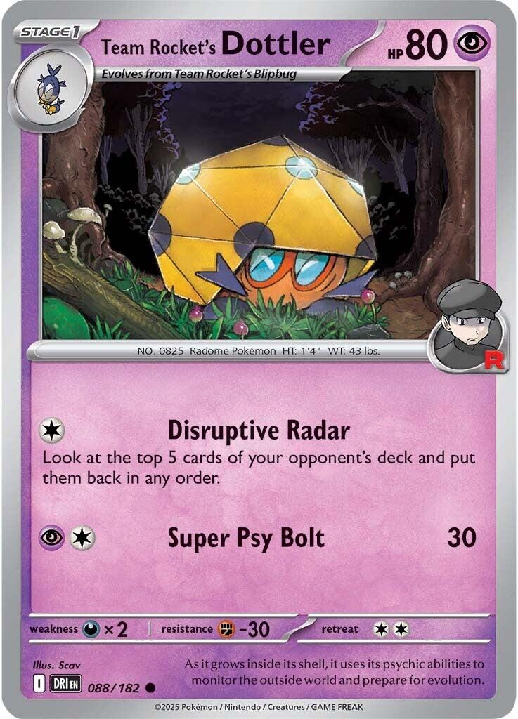 Team Rocket's Dottler (088/182) [Scarlet & Violet: Destined Rivals] | Cracking-Singles
