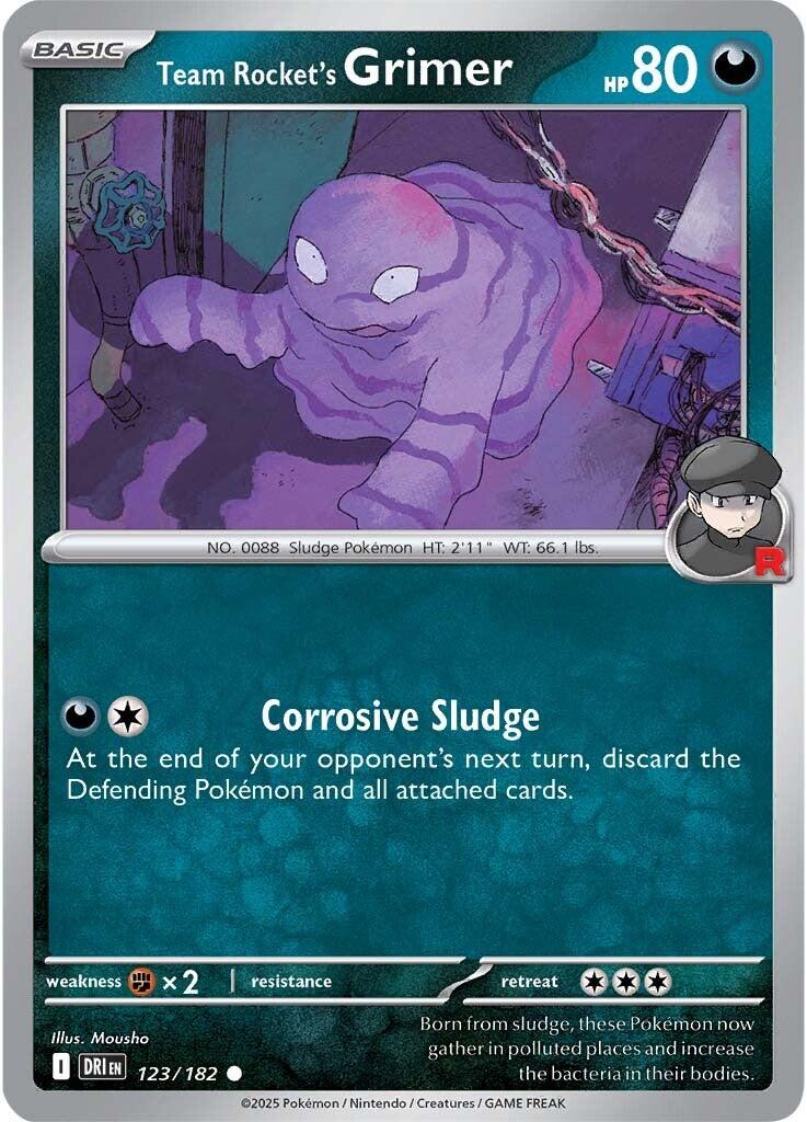 Team Rocket's Grimer (123/182) [Scarlet & Violet: Destined Rivals] | Cracking-Singles