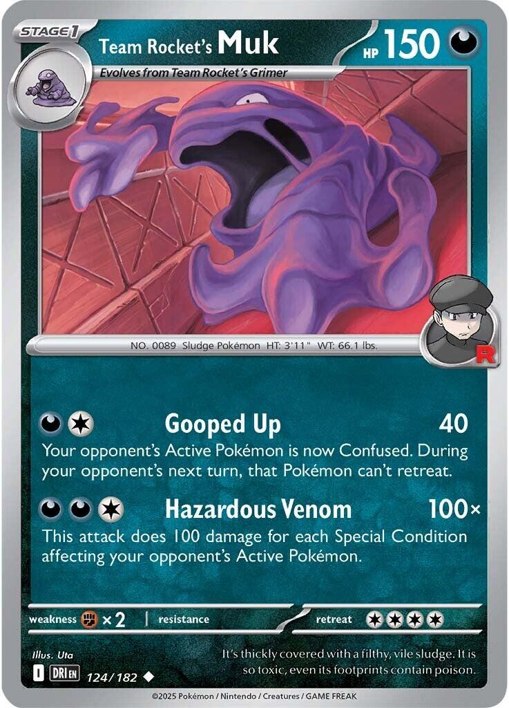 Team Rocket's Muk (124/182) [Scarlet & Violet: Destined Rivals] | Cracking-Singles
