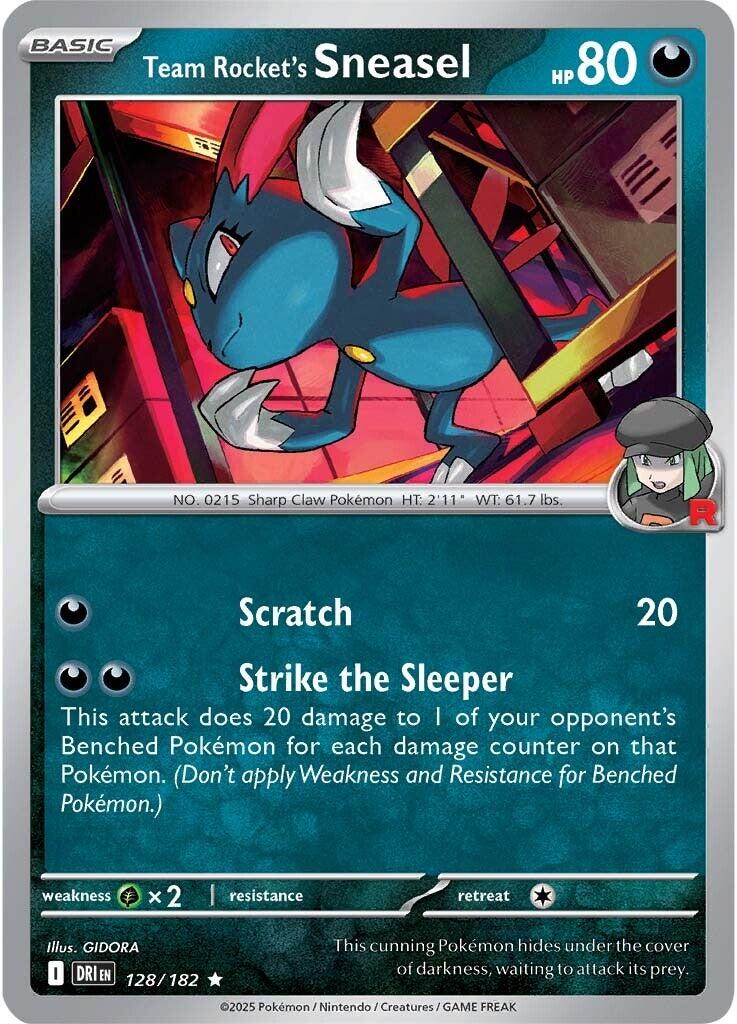 Team Rocket's Sneasel (128/182) [Scarlet & Violet: Destined Rivals] | Cracking-Singles