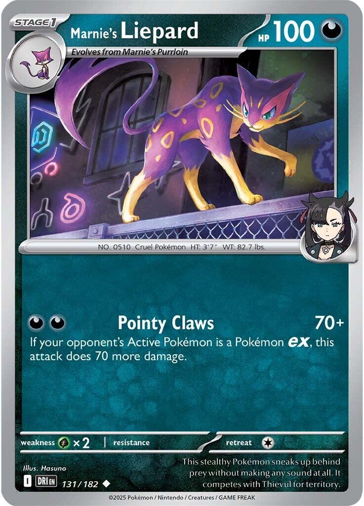 Marnie's Liepard (131/182) [Scarlet & Violet: Destined Rivals] | Cracking-Singles