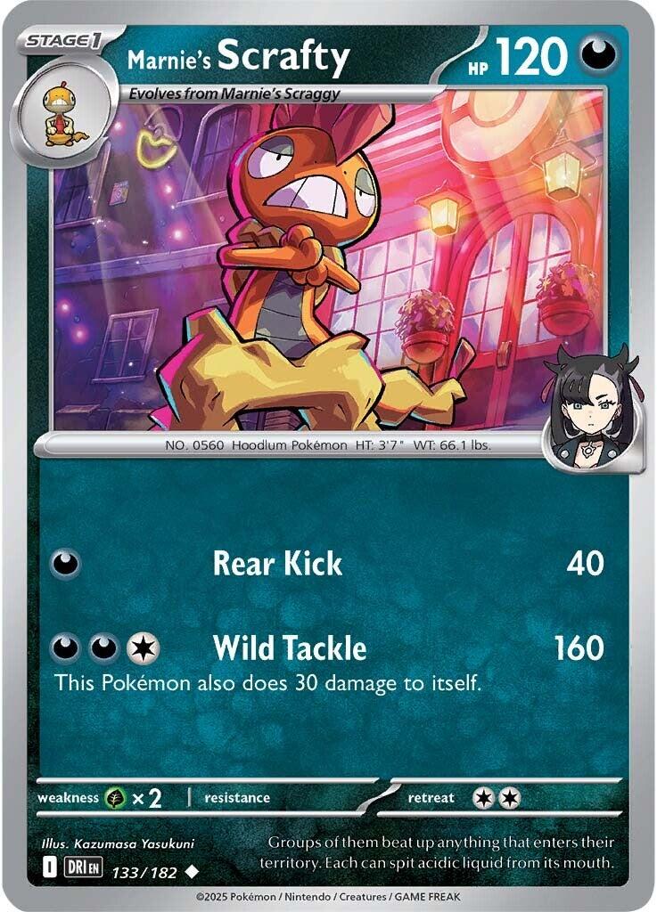 Marnie's Scrafty (133/182) [Scarlet & Violet: Destined Rivals] | Cracking-Singles