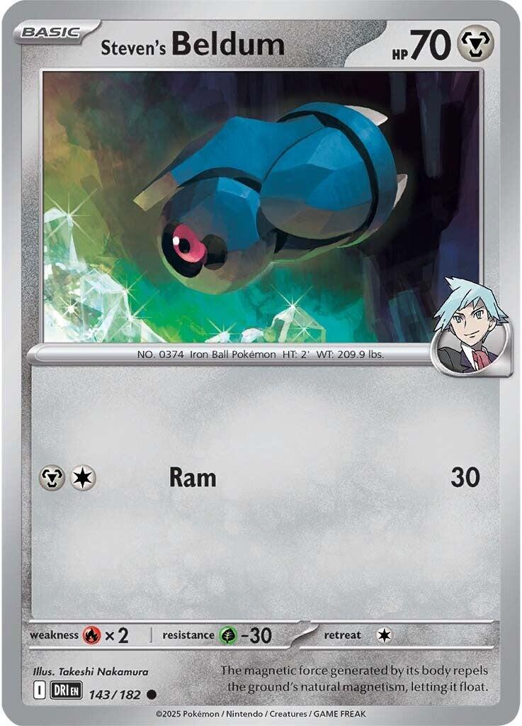 Steven's Beldum (143/182) [Scarlet & Violet: Destined Rivals] | Cracking-Singles