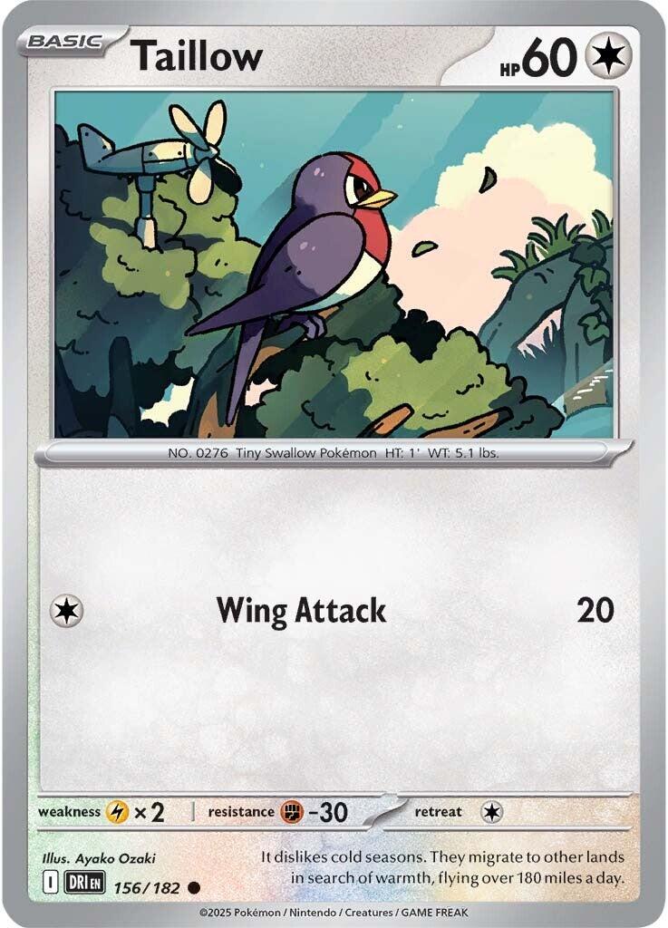 Taillow (156/182) [Scarlet & Violet: Destined Rivals] | Cracking-Singles