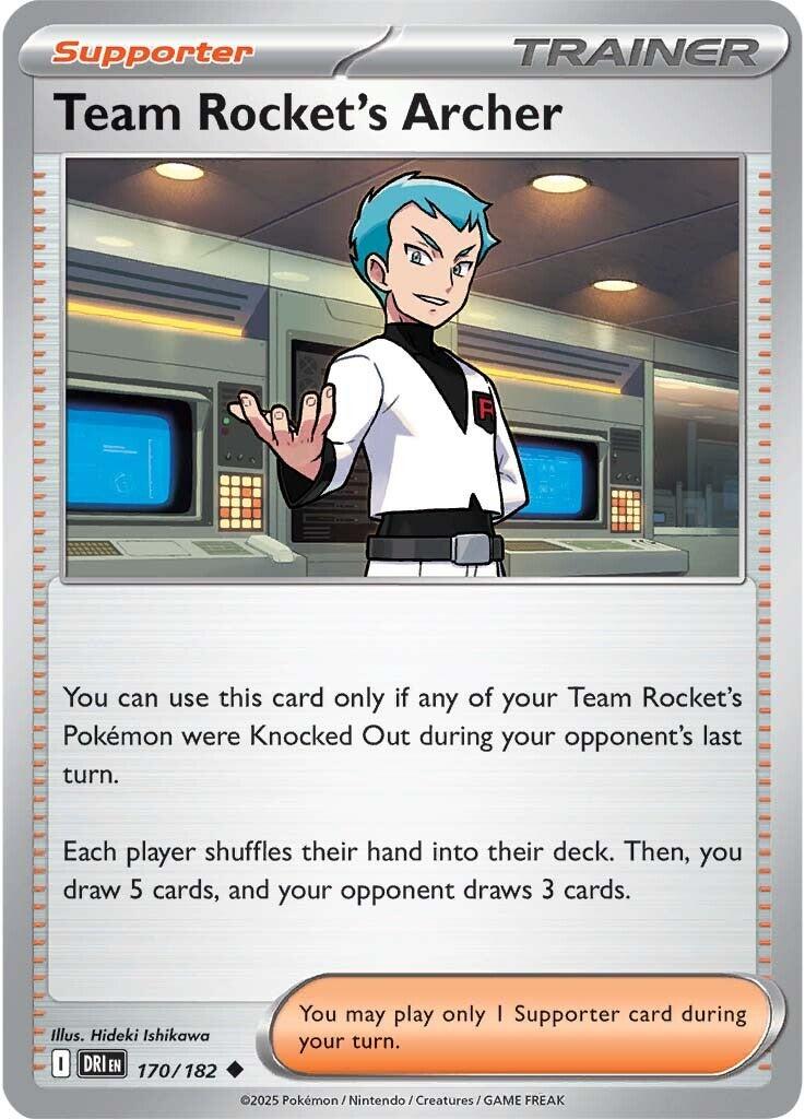 Team Rocket's Archer (170/182) [Scarlet & Violet: Destined Rivals] | Cracking-Singles