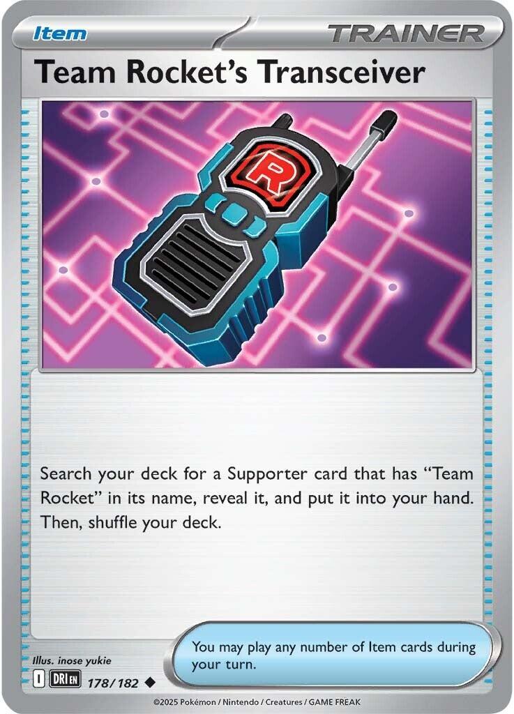Team Rocket's Transceiver (178/182) [Scarlet & Violet: Destined Rivals] | Cracking-Singles