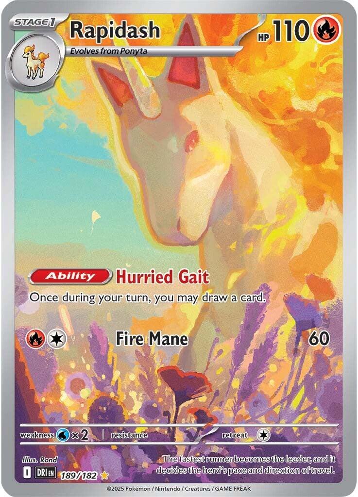 Rapidash (189/182) [Scarlet & Violet: Destined Rivals] | Cracking-Singles