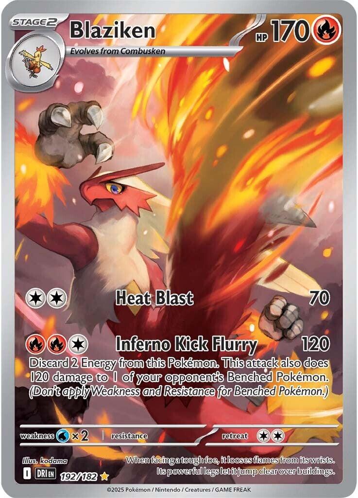 Blaziken (192/182) [Scarlet & Violet: Destined Rivals] | Cracking-Singles