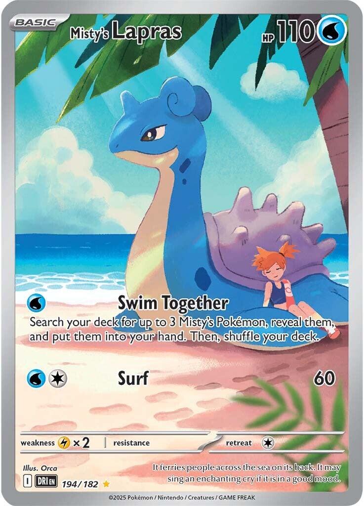 Misty's Lapras (194/182) [Scarlet & Violet: Destined Rivals] | Cracking-Singles