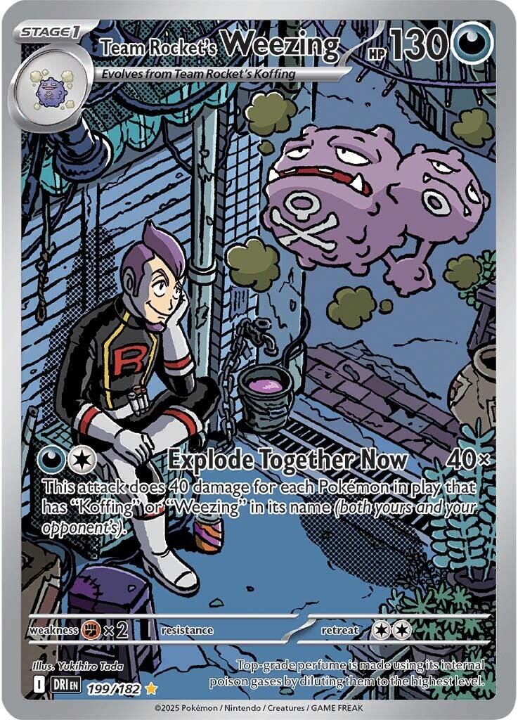 Team Rocket's Weezing (199/182) [Scarlet & Violet: Destined Rivals] | Cracking-Singles