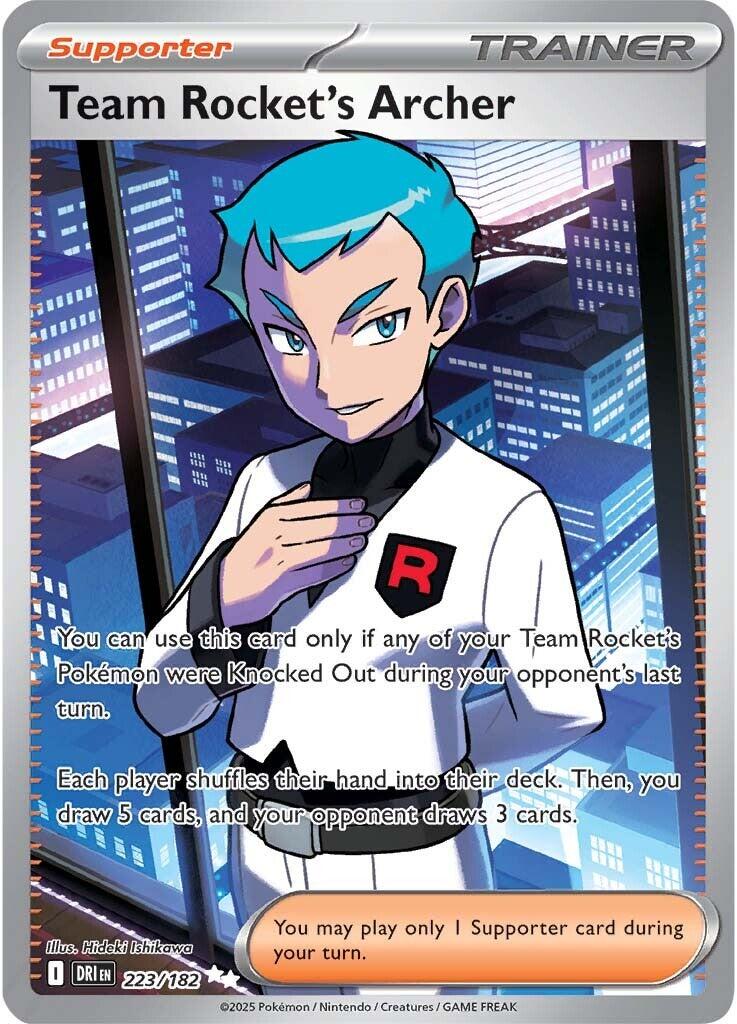 Team Rocket's Archer (223/182) [Scarlet & Violet: Destined Rivals] | Cracking-Singles