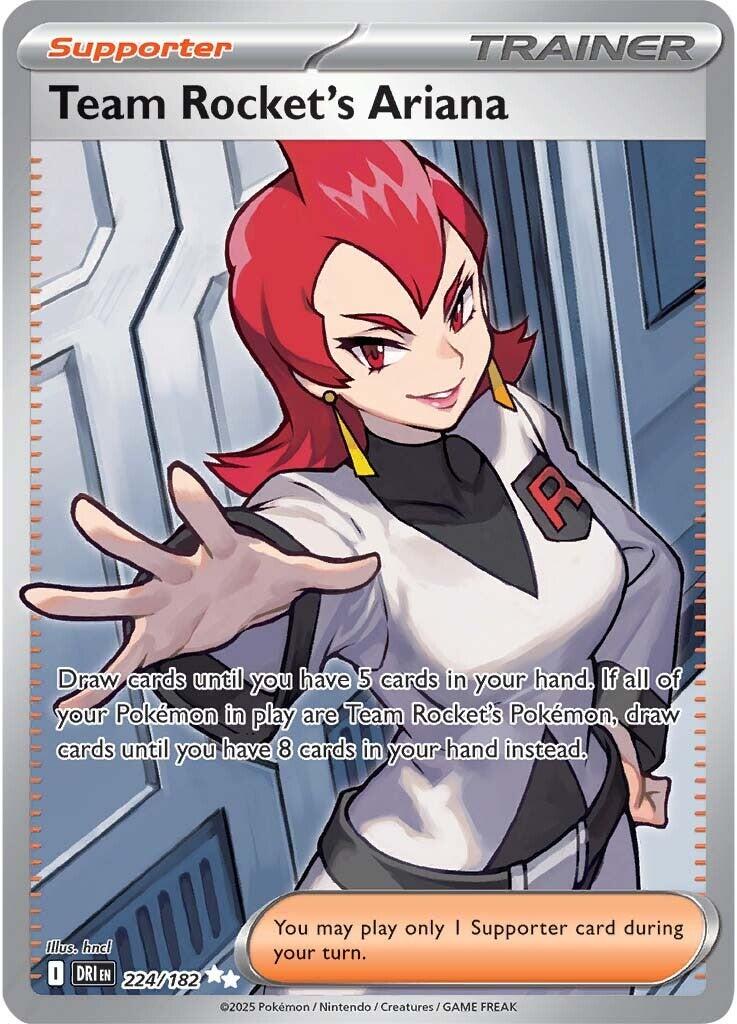 Team Rocket's Ariana (224/182) [Scarlet & Violet: Destined Rivals] | Cracking-Singles