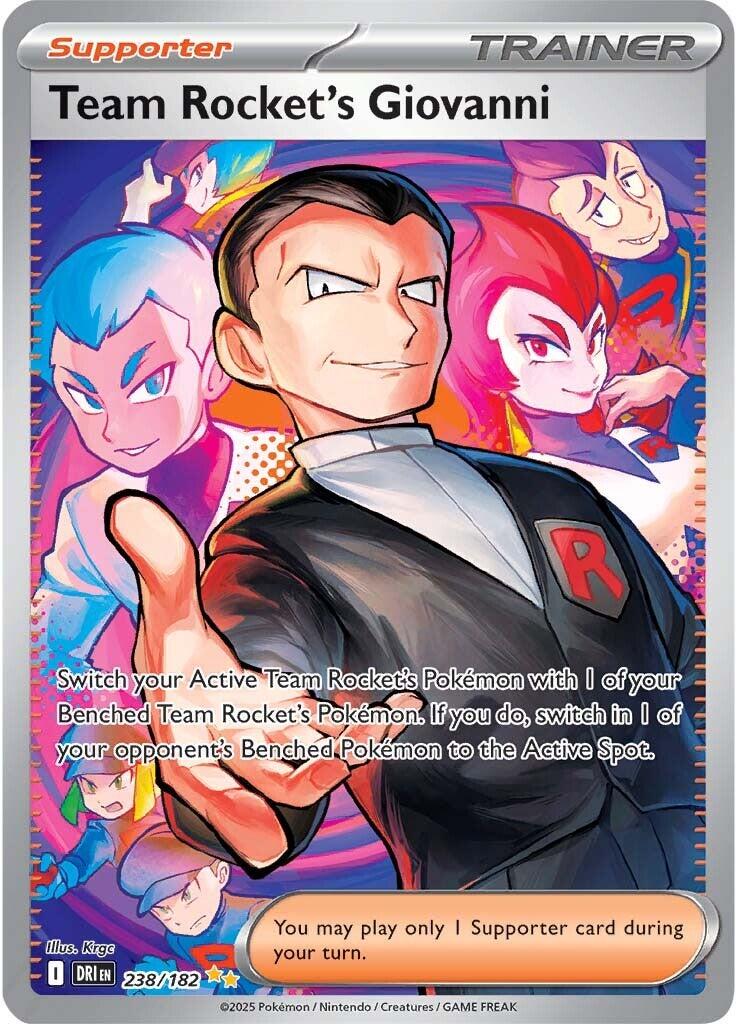 Team Rocket's Giovanni (238/182) [Scarlet & Violet: Destined Rivals] | Cracking-Singles