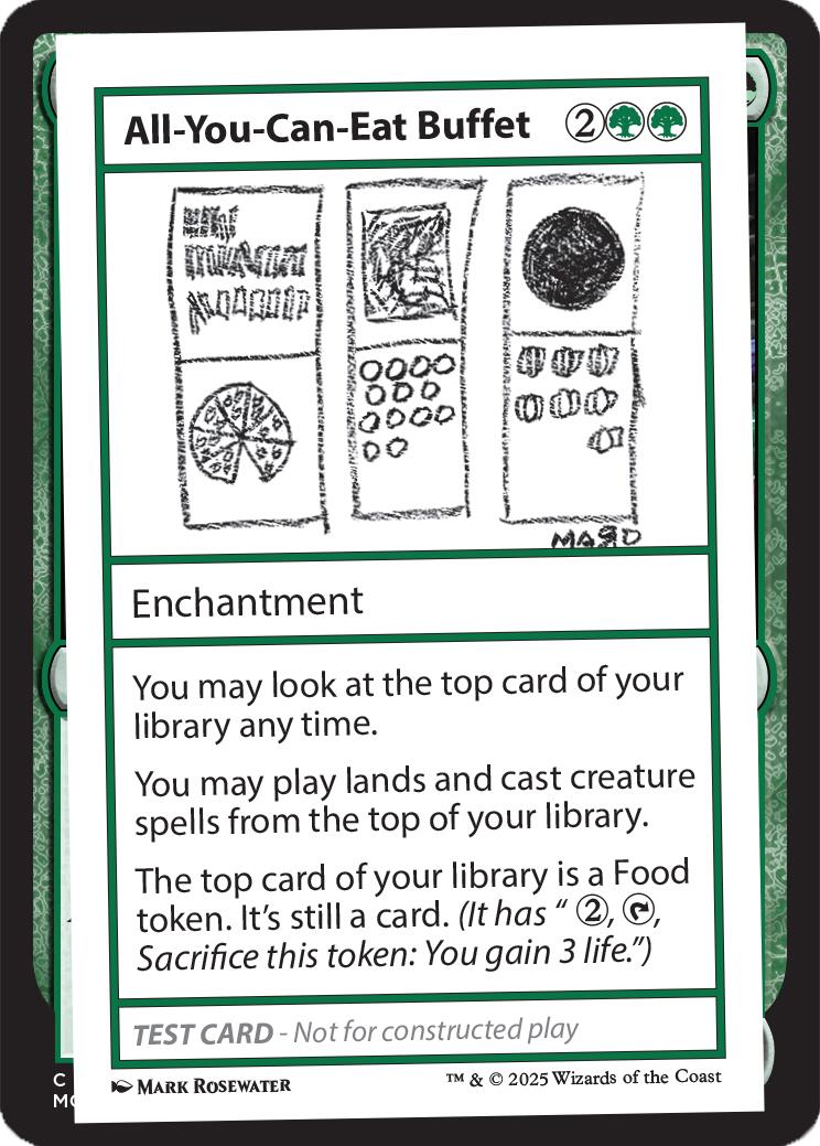 All-You-Can-Eat Buffet [Mystery Booster Playtest Cards] | Cracking-Singles