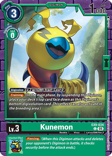 Kunemon [EX9-034] [Versus Monsters] | Cracking-Singles