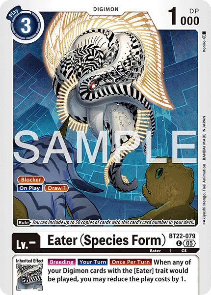Eater [BT22-079] (Species Form) [Cyber Eden] | Cracking-Singles