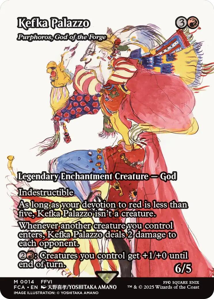 Kefka Palazzo - Purphoros, God of the Forge (Showcase) [FINAL FANTASY : Through the Ages] | Cracking-Singles
