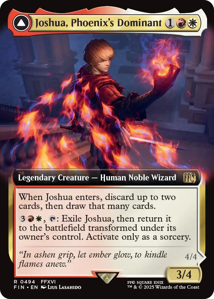 Joshua, Phoenix's Dominant (Extended Art) [FINAL FANTASY] | Cracking-Singles