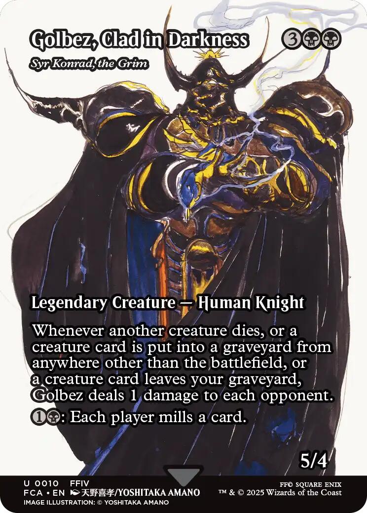 Golbez, Clad in Darkness - Syr Konrad, the Grim (Showcase) [FINAL FANTASY : Through the Ages] | Cracking-Singles