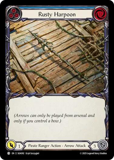 Rusty Harpoon [SEA092] (High Seas)  Rainbow Foil | Cracking-Singles