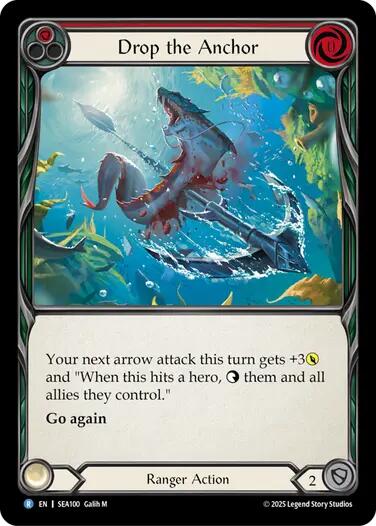 Drop the Anchor [SEA100] (High Seas)  Rainbow Foil | Cracking-Singles