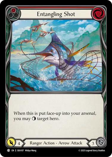 Entangling Shot [SEA107] (High Seas)  Rainbow Foil | Cracking-Singles