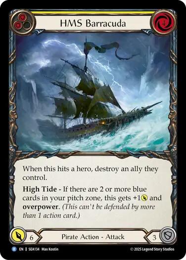 HMS Barracuda [SEA134] (High Seas)  Rainbow Foil | Cracking-Singles