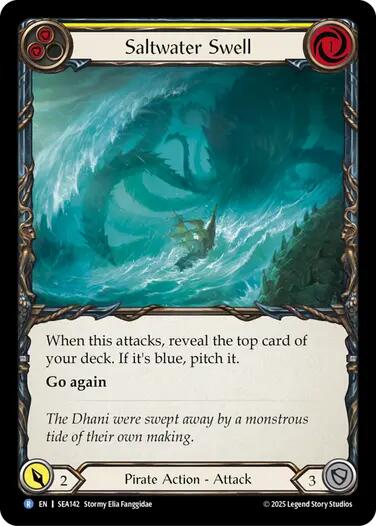 Saltwater Swell (Yellow) [SEA142] (High Seas) | Cracking-Singles