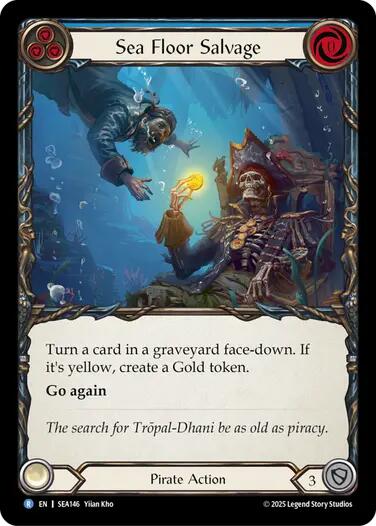 Sea Floor Salvage [SEA146] (High Seas)  Rainbow Foil | Cracking-Singles