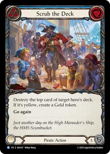 Scrub the Deck [SEA147] (High Seas)  Rainbow Foil | Cracking-Singles
