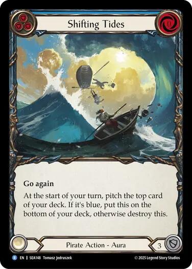 Shifting Tides [SEA148] (High Seas)  Rainbow Foil | Cracking-Singles