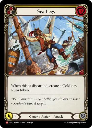 Sea Legs [SEA187] (High Seas)  Rainbow Foil | Cracking-Singles