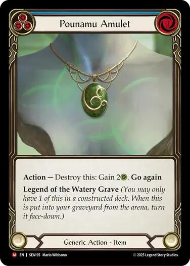 Pounamu Amulet [SEA195] (High Seas) | Cracking-Singles
