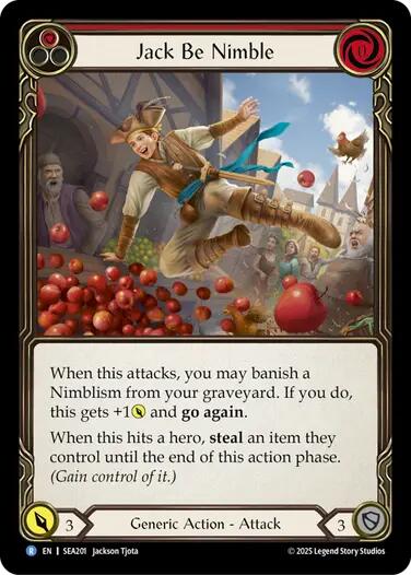 Jack Be Nimble [SEA201] (High Seas)  Rainbow Foil | Cracking-Singles