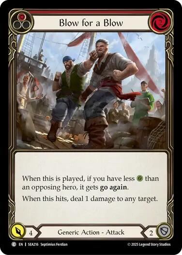 Blow for a Blow [SEA216] (High Seas)  Rainbow Foil | Cracking-Singles