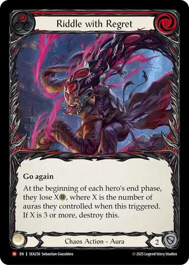 Riddle with Regret [SEA256] (High Seas)  Rainbow Foil | Cracking-Singles