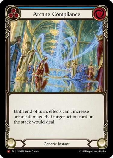Arcane Compliance [SEA261] (High Seas)  Rainbow Foil | Cracking-Singles